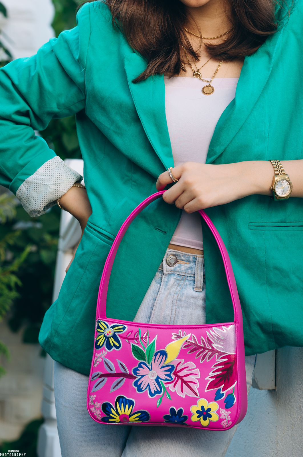 Mini hot pink